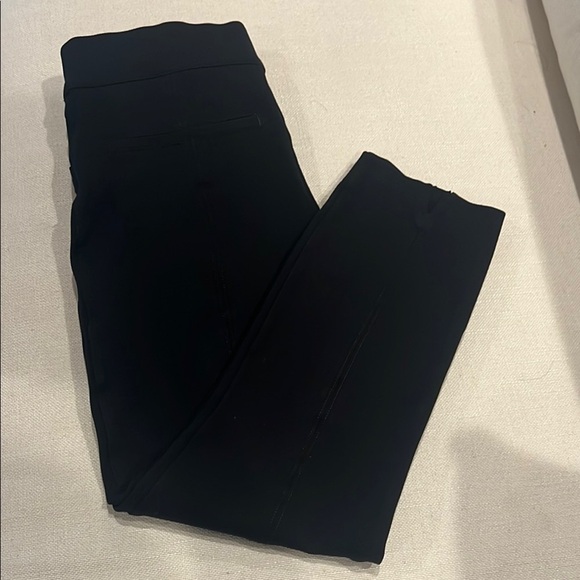 SPANX Black Ankle Cropped Pants with Elastic Waistband size Small Petite - Picture 12 of 14